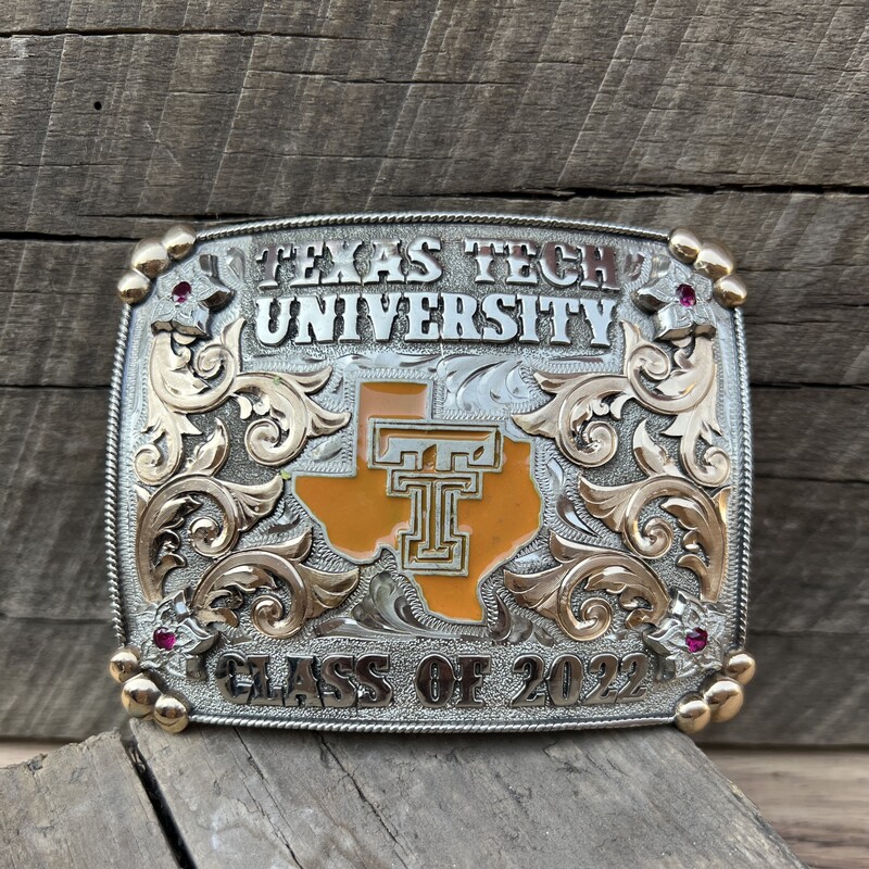Graduation Belt Buckles - Texas University Buckle - Class of